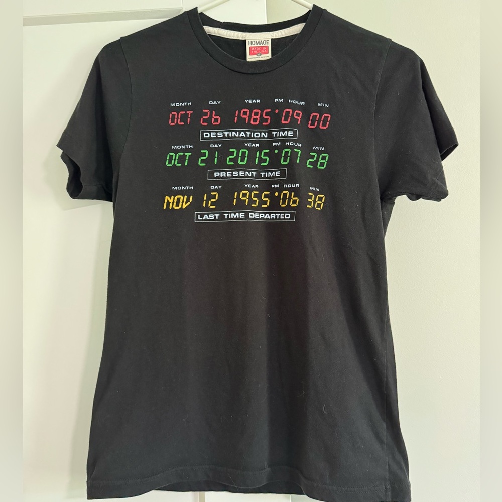 Homage Back to the Future tee